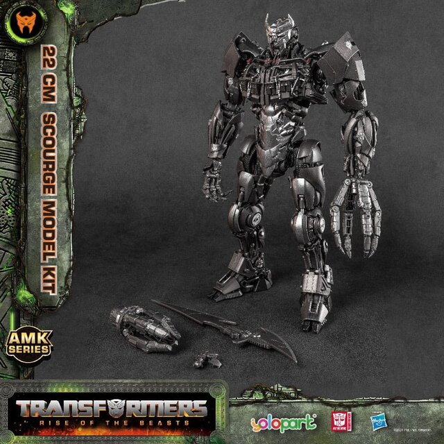 Transformers: Rise of the Beasts AMK Series Plastic Model Kit Scourge 22cm