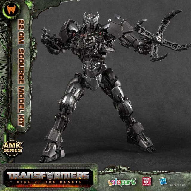 Transformers: Rise of the Beasts AMK Series Plastic Model Kit Scourge 22cm