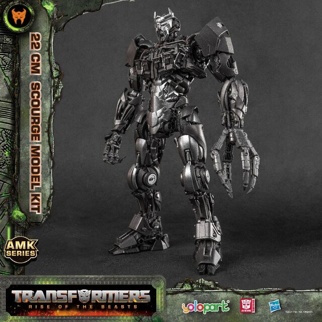 Transformers: Rise of the Beasts AMK Series Plastic Model Kit Scourge 22cm