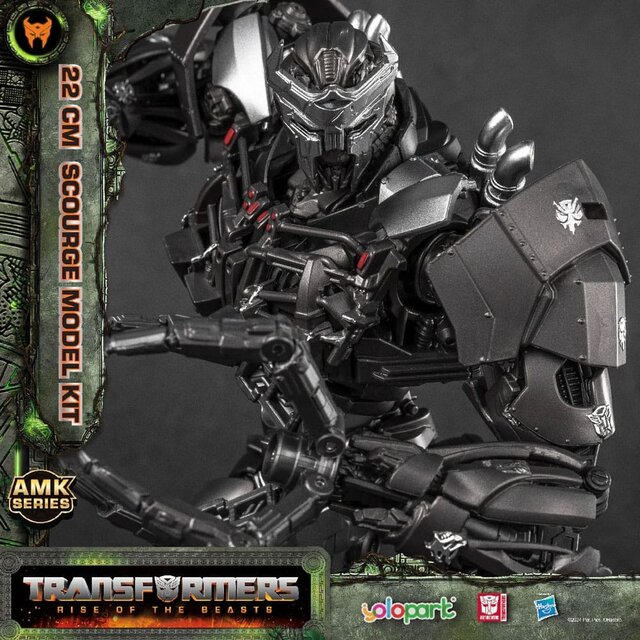 Transformers: Rise of the Beasts AMK Series Plastic Model Kit Scourge 22cm