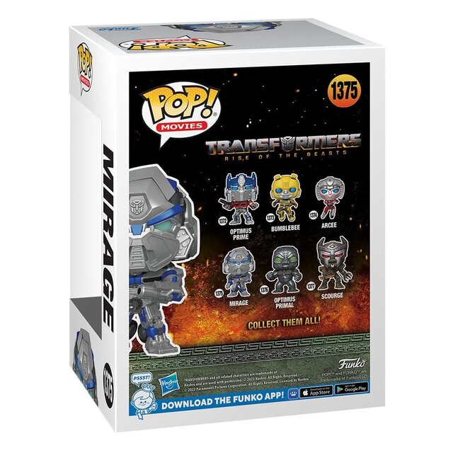 Transformers: Rise of the Beasts POP! Movies Vinyl Figure Mirage 9cm