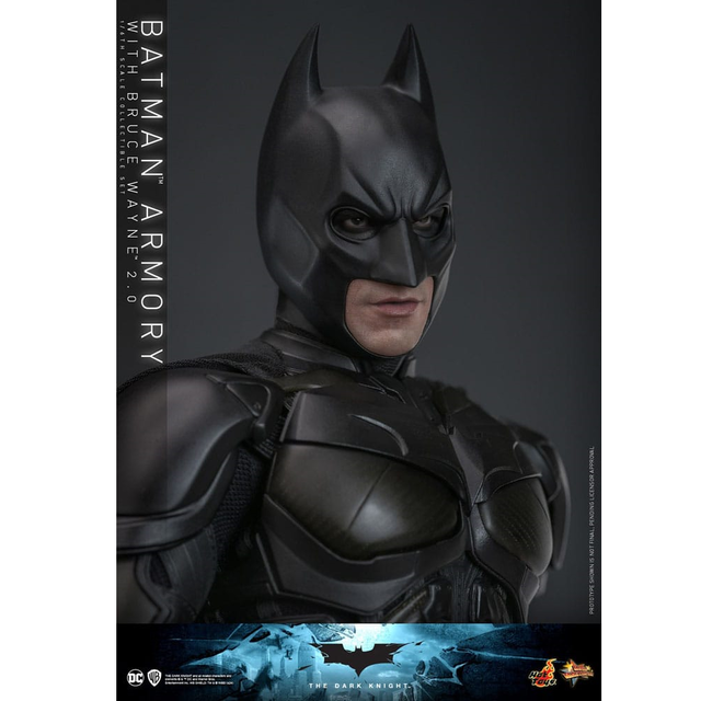The Dark Knight Movie Masterpiece Action Figures & Diorama 1/6 Batman Armory with Bruce Wayne (2.0) 30cm