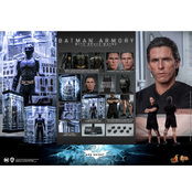 The Dark Knight Rises Movie Masterpiece Action Figures & Diorama 1/6 Batman Armory with Bruce Wayne 30cm