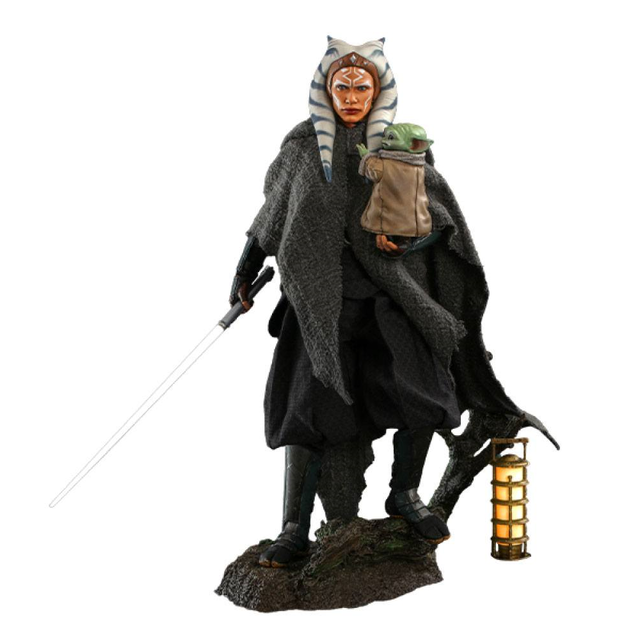 Star Wars The Mandalorian Action Figure 1/6 Ahsoka Tano & Grogu 29cm