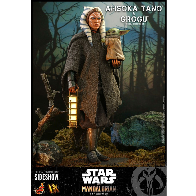 Star Wars The Mandalorian Action Figure 1/6 Ahsoka Tano & Grogu 29cm