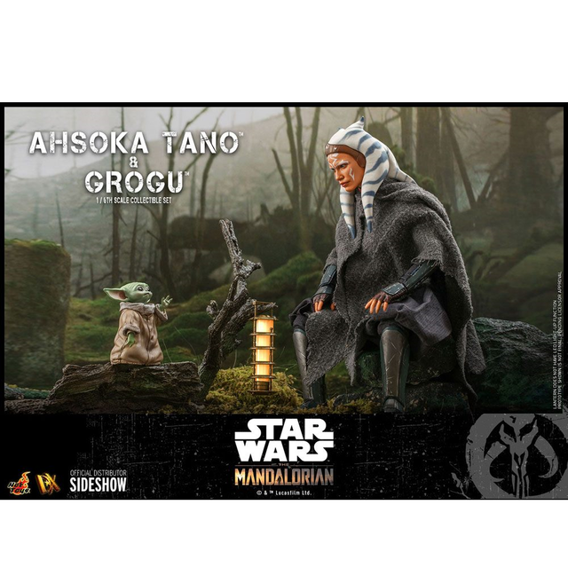 Star Wars The Mandalorian Action Figure 1/6 Ahsoka Tano & Grogu 29cm