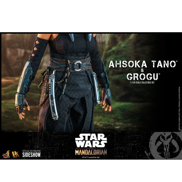 Star Wars The Mandalorian Action Figure 1/6 Ahsoka Tano & Grogu 29cm