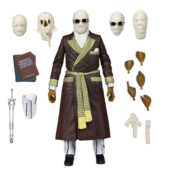 Universal Monsters Action Figure Ultimate Invisible Man (Kemp House) (Color) 18cm
