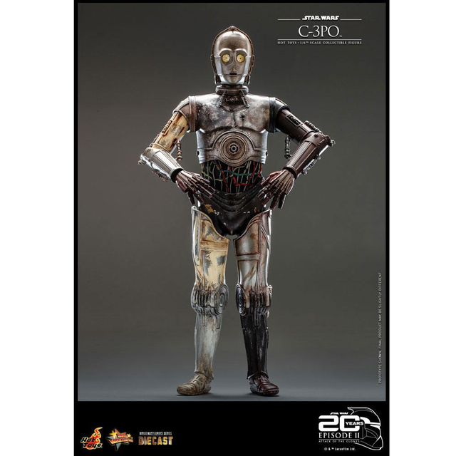 Star Wars: Episode II Action Figure 1/6 C-3PO 29cm Star Wars: Episode II Action Figure 1/6 C-3PO 29cm