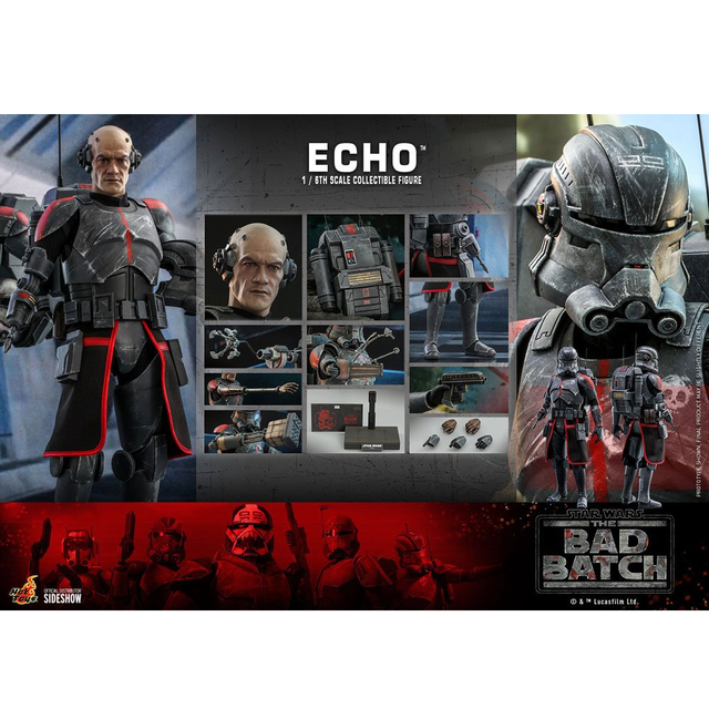 Star Wars The Bad Batch Action Figure 1/6 Echo 29cm