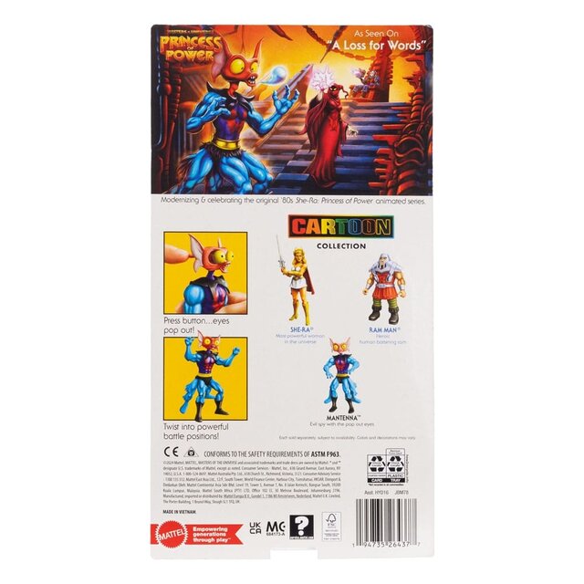 Masters of the Universe Origins Cartoon Collection Mantenna 14cm