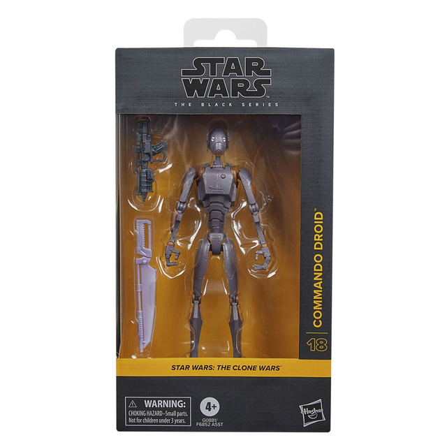 Star Wars the Clone Wars Black Series Commando Droid Action Figure 15cm Star Wars the Clone Wars Black Series Commando Droid Action Figure 15cm