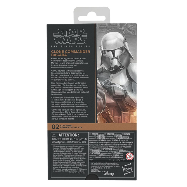 Star Wars Revenge of the Sith Black Series Clone Commander Bacara Action Figure 15cm Star Wars Revenge of the Sith Black Series Clone Commander Bacara Action Figure 15cm
