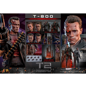 Terminator 2 Movie Masterpiece Action Figure 1/6 T-800 Battle Damaged Version 2.0 32 cm