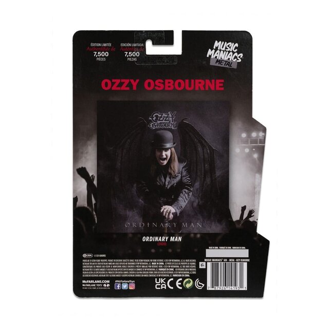 Metal Music Maniacs Action Figure Ozzy Osbourne 15cm