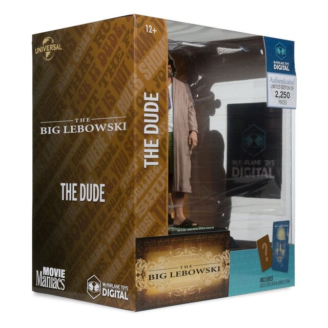 The Big Lebowski Movie Maniacs The Dude (McFarlane Digital) 15cm