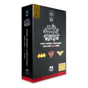 DC Direct Super Powers Action Figures Batman, Superman & Wonder Woman Black & White Accent Edition Gold Label 13cm