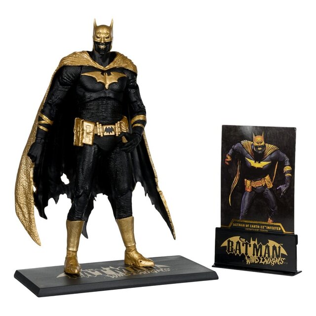 DC Multiverse Action Figure Batman of Earth-22 Infected (Dark Metal) Knightmare Edition (Gold Label) 18cm