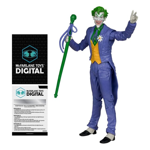 DC Direct McFarlane Digital The Joker (DC: The Silver Age) 18cm