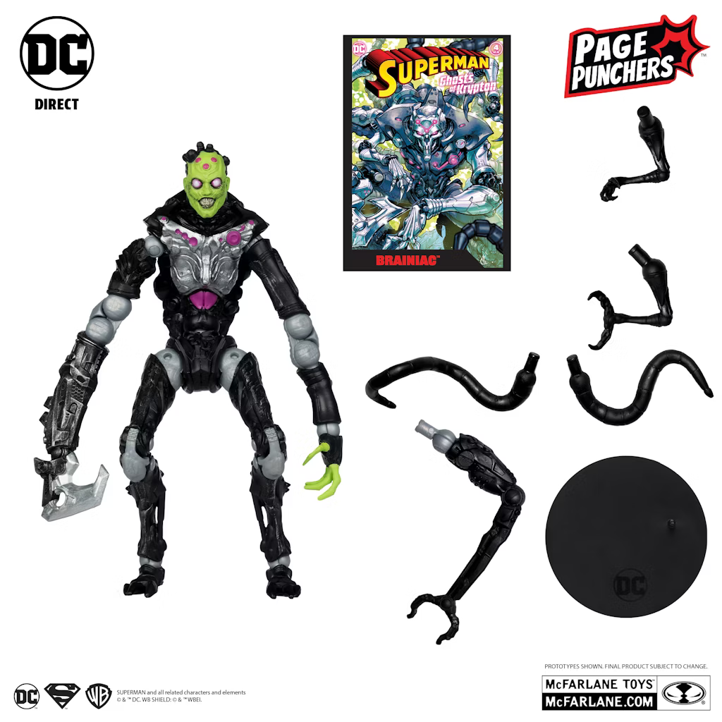 McFarlane Brainiac (Ghosts of Krypton) Platinum afbeelding
