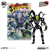 DC Direct Brainiac (Gold Label) (Ghosts of Krypton) Platinum 18cm