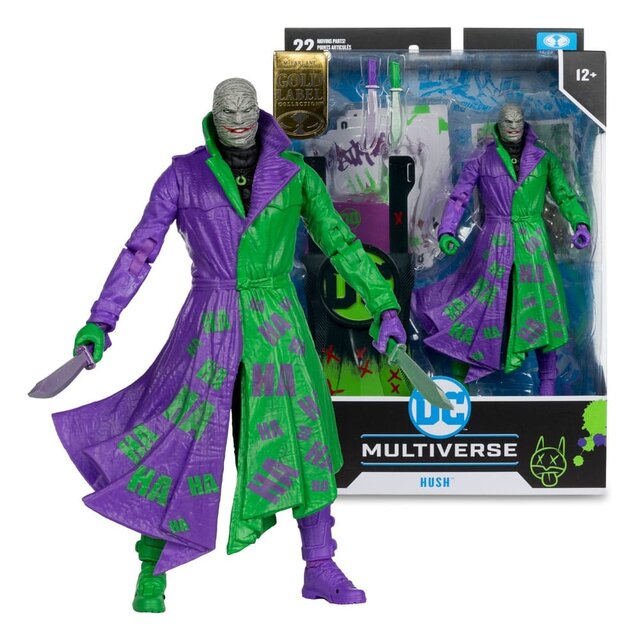 DC Multiverse Action Figure Hush (Batman: Hush) Jokerized (Gold Label) 18cm