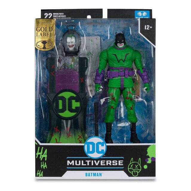 DC Multiverse Action Figure Batman (Batman: Last Knight on Earth) Jokerized (Gold Label) 18 cm DC Multiverse Action Figure Batman (Batman: Last Knight on Earth) Jokerized (Gold Label) 18 cm