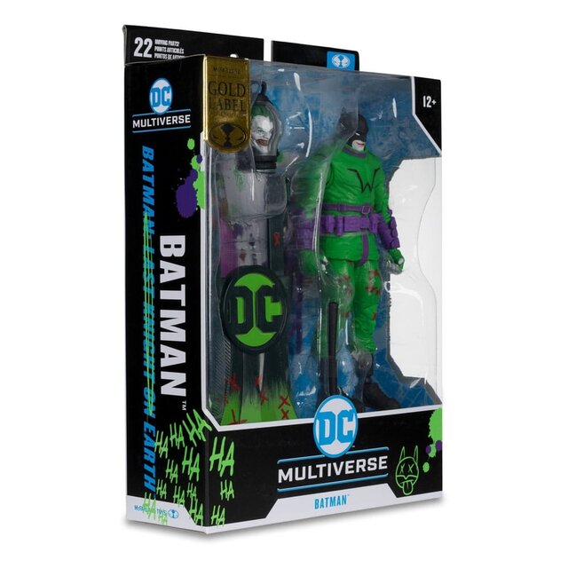 DC Multiverse Action Figure Batman (Batman: Last Knight on Earth) Jokerized (Gold Label) 18 cm DC Multiverse Action Figure Batman (Batman: Last Knight on Earth) Jokerized (Gold Label) 18 cm