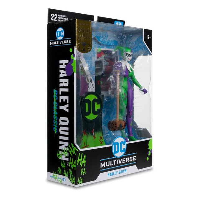 DC Multiverse Action Figure Harley Quinn (DC Classic) Jokerized (Gold Label) 18cm DC Multiverse Action Figure Harley Quinn (DC Classic) Jokerized (Gold Label) 18cm