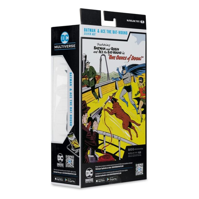 DC Multiverse Action Figure Batman & Ace the Bat-Hound (Silver Age) 18cm