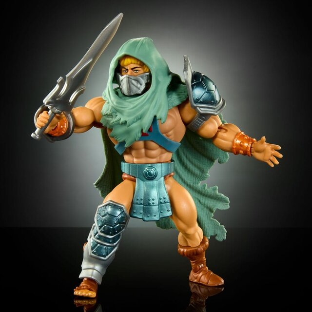 MOTU x TMNT: Turtles of Grayskull Action Figure Stealth Ninja He-Man 14cm
