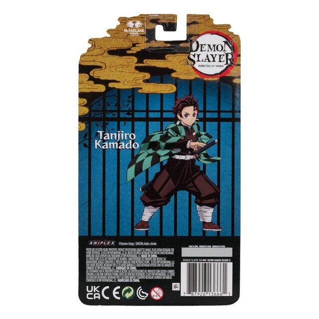 Demon Slayer: Kimetsu no Yaiba Action Figure Tanjiro Kamado 13cm Demon Slayer: Kimetsu no Yaiba Action Figure Tanjiro Kamado 13cm