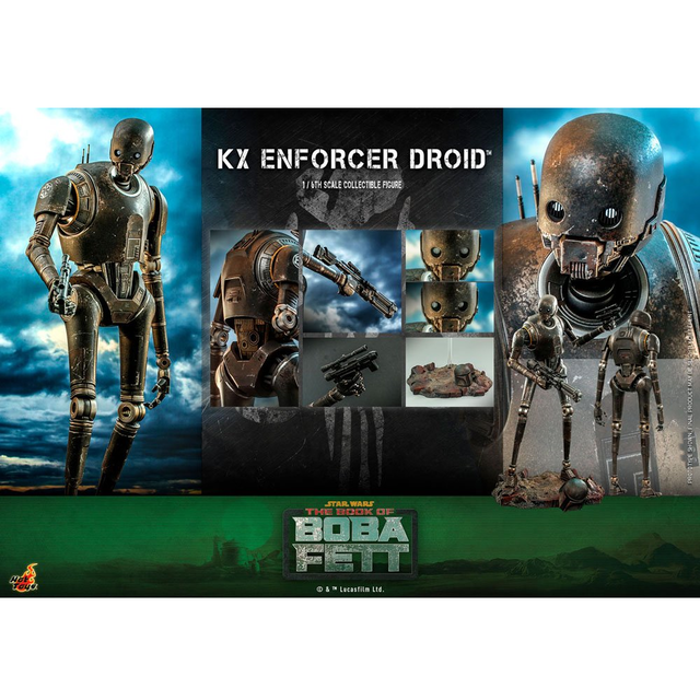 Star Wars: The Book of Boba Fett Action Figure 1/6 KX Enforcer Droid 36cm