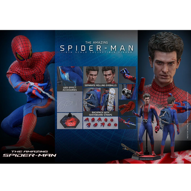 The Amazing Spider-Man Movie Masterpiece Action Figure 1/6 Spider-Man 30cm