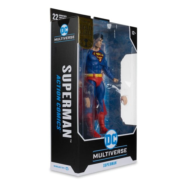 DC Multiverse Action Figure Superman (Action Comics) (Gold Label) 18cm