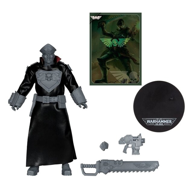 Warhammer 40k Action Figure Commissar (Astra Militarum) Artist Proof 18cm