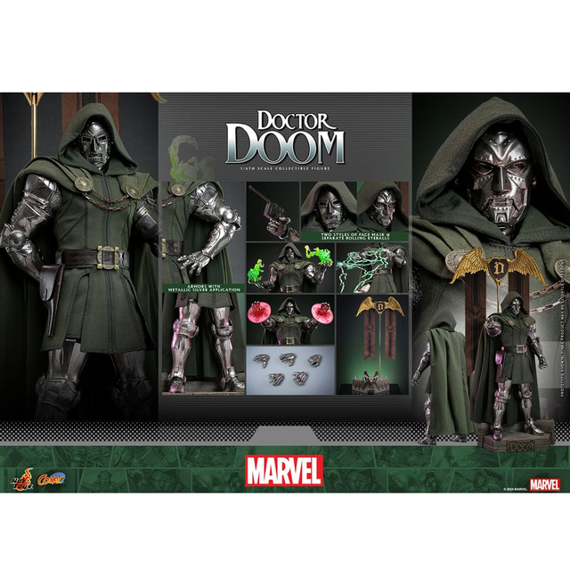 Marvel Comic Masterpiece Action Figure 1/6 Doctor Doom 33cm