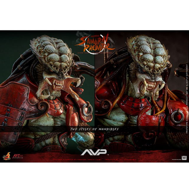 Alien vs. Predator Artist Collection Action Figure 1/6 Akaoni Samurai Predator 35cm