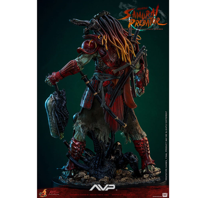 Alien vs. Predator Artist Collection Action Figure 1/6 Akaoni Samurai Predator 35cm