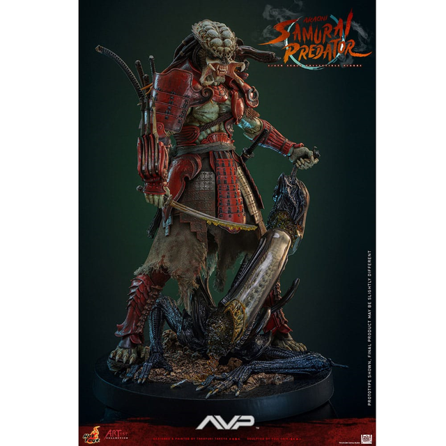 Alien vs. Predator Artist Collection Action Figure 1/6 Akaoni Samurai Predator 35cm
