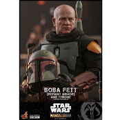 Star Wars The Mandalorian Action Figure 1/6 Boba Fett (Repaint Armor) and Throne 30cm