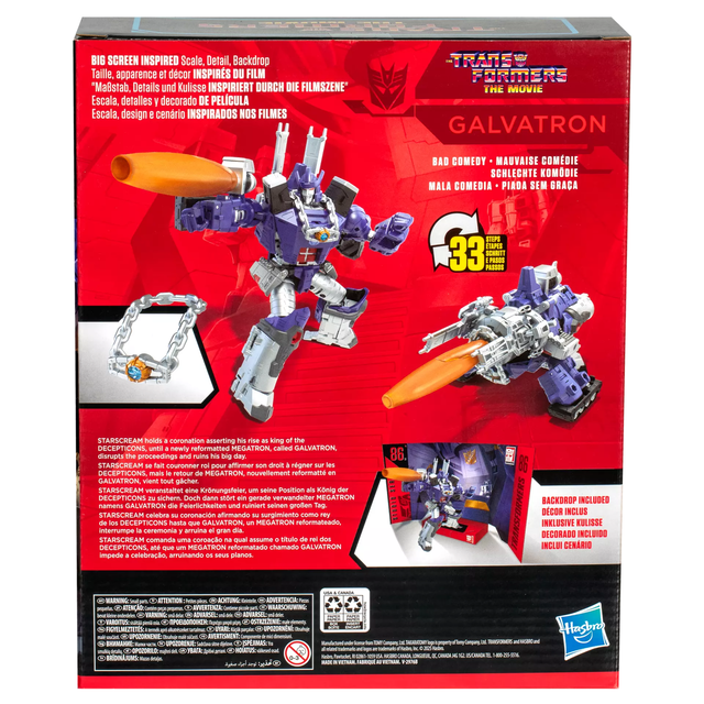 Transformers Studio Series 86 Leader Class Galvatron 22cm