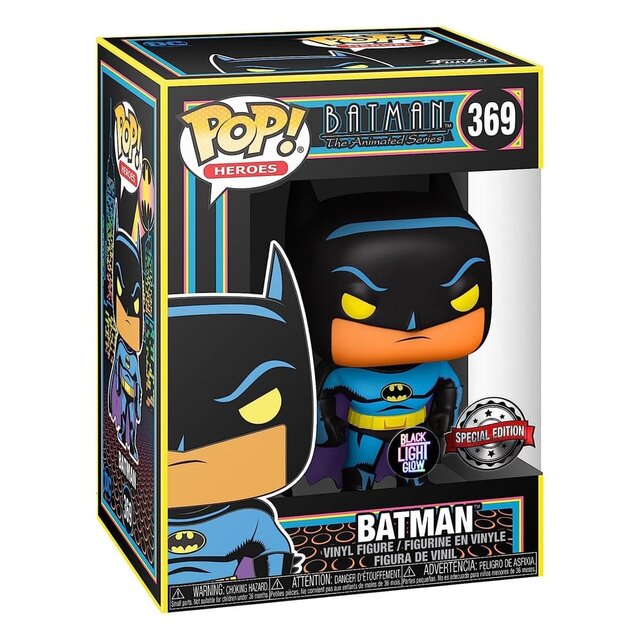 DC Comics Series POP! Heroes Vinyl Batman (Black Light) 9cm DC Comics Series POP! Heroes Vinyl Batman (Black Light) 9cm