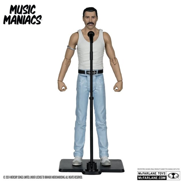 Metal Music Maniacs Action Figure Freddie Mercury 15cm