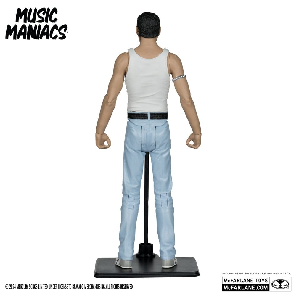 McFarlane Toys - Music Maniacs Freddie Mercury 6in (15 Cm) Action Figure – Live Aid 1985
