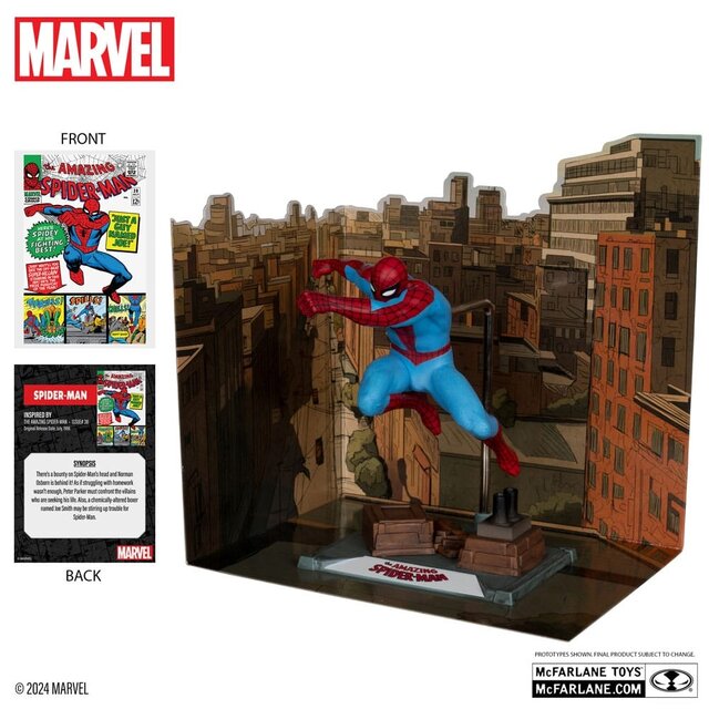 Marvel Collection PVC Statue 1/10 Spider-Man & Scene Gold Label (The Amazing Spider-Man #38) 15cm