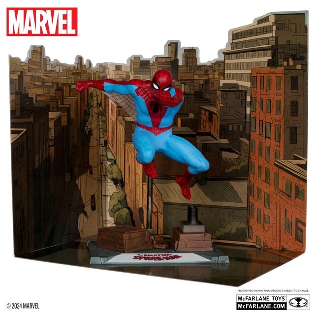 Marvel Collection PVC Statue 1/10 Spider-Man & Scene Gold Label (The Amazing Spider-Man #38) 15cm