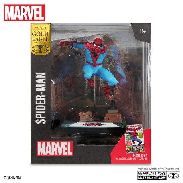 Marvel Collection PVC Statue 1/10 Spider-Man & Scene Gold Label (The Amazing Spider-Man #38) 15cm