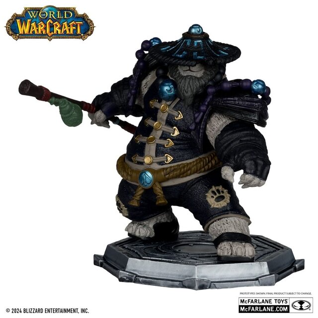 Word of Warcraft PVC Statue 2-Pack 1/12 Dwarf Hunter: Beast Master & Pandaren: Monk (Gold Label) 15cm