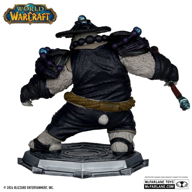 Word of Warcraft PVC Statue 2-Pack 1/12 Dwarf Hunter: Beast Master & Pandaren: Monk (Gold Label) 15cm